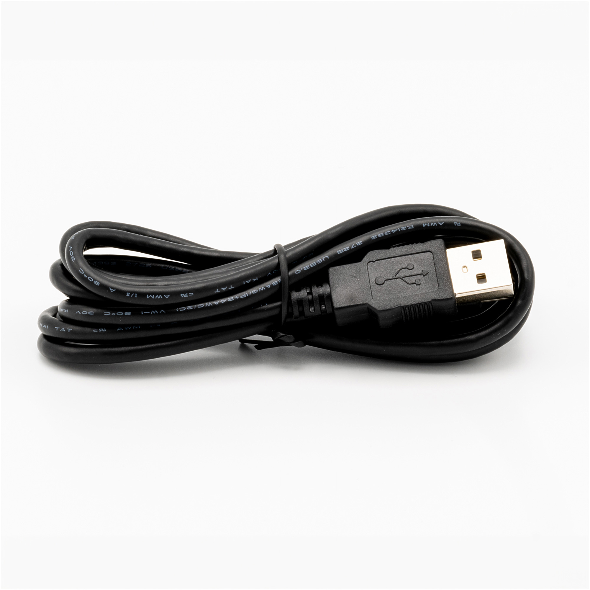UH-CLAVE-A05 United Headsets charging cable for the Clave series of approx. 90 cm long with a USB-A connection for connection to a PC and a USB-C connection for connection to the headset.